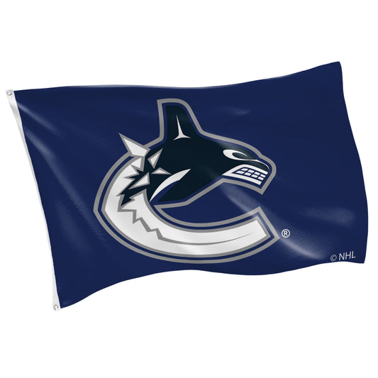 Vancouver Canucks Single Sided Flag w/ 2 Grommets, 3'x5'