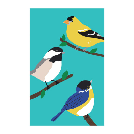 Songbirds Basic Applique House Flag