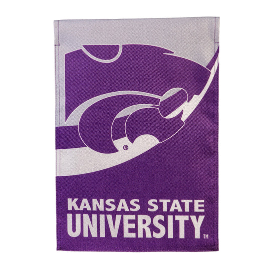 Kansas State University Burlap Flag GDN Size