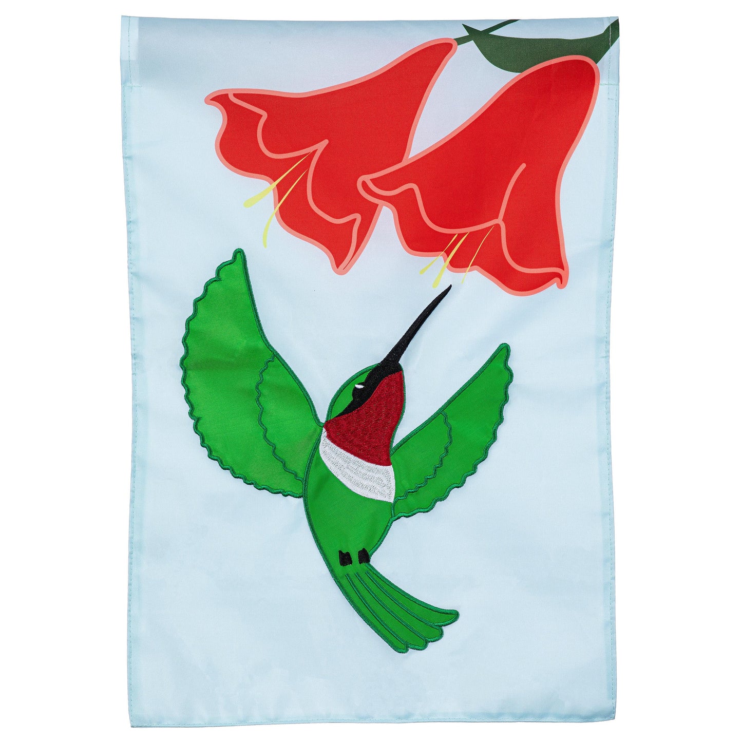 Humming Bird Basic Applique Garden Flag