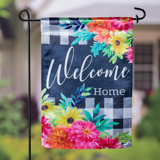 Summer Bloom Garden Lustre Flag