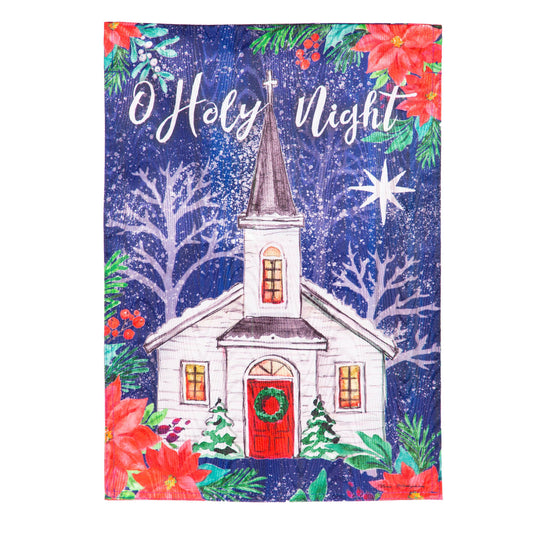 Holy Night Moire House Flag