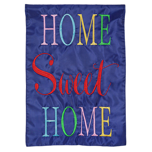 Home Sweet Home Basic Applique Garden Flag