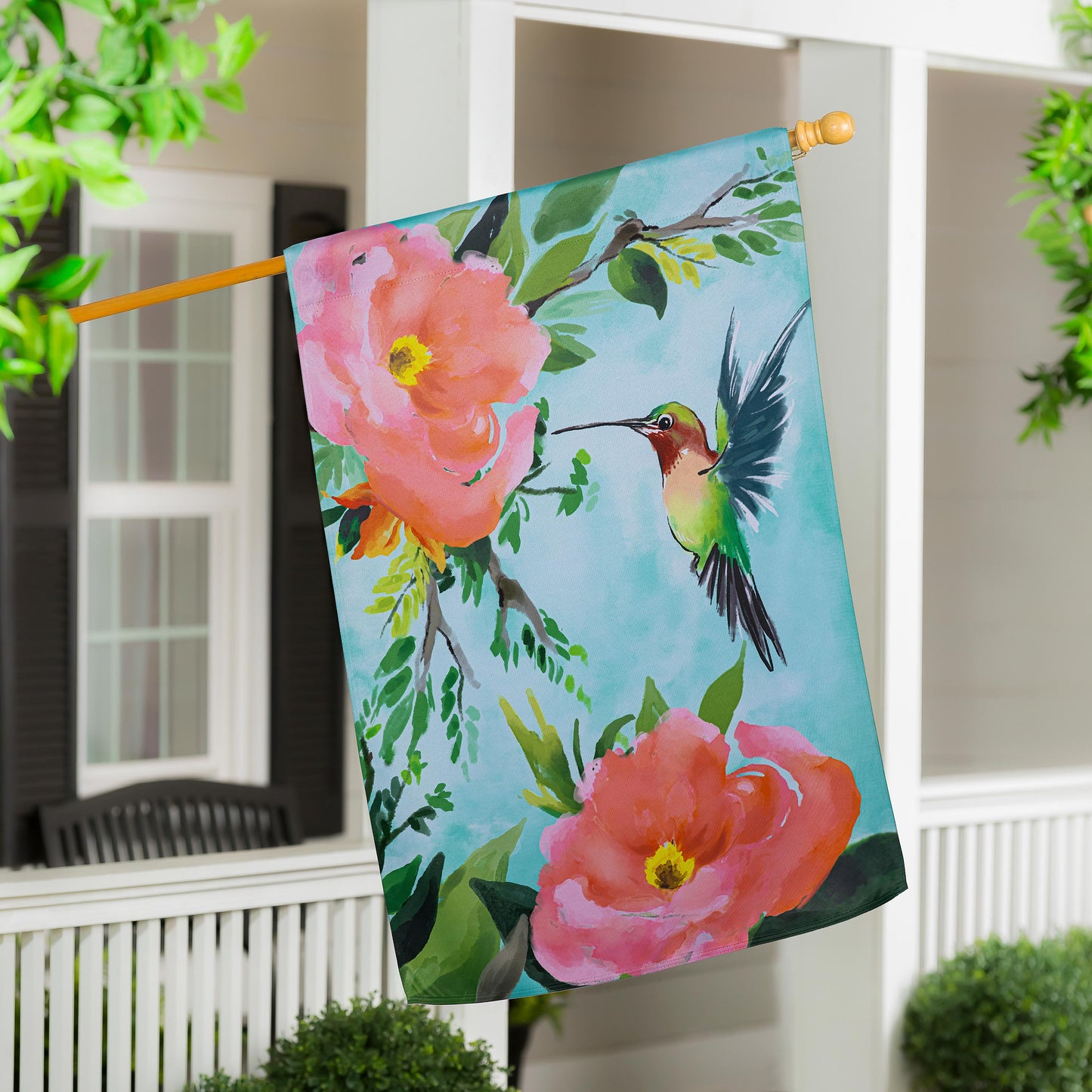 Hummingbird Suede House Flag