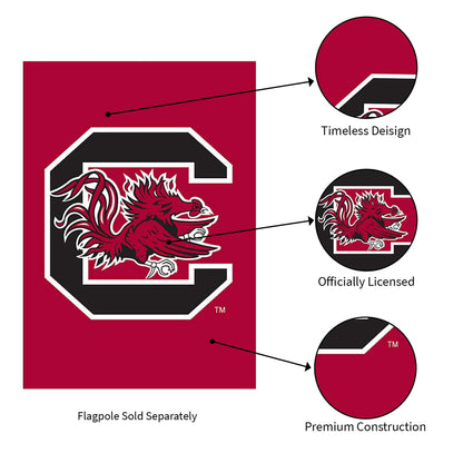 University of South Carolina Gamecocks Garden Flag