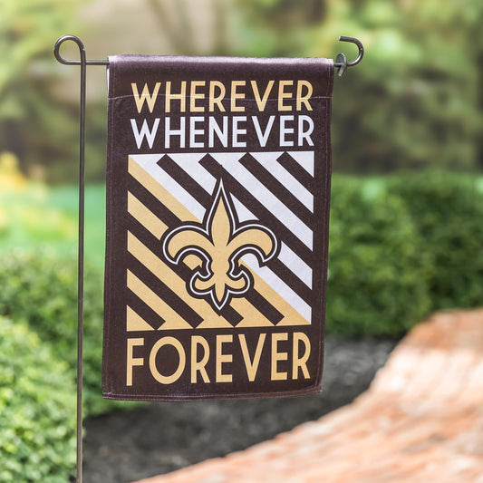New Orleans Saints WWF Fan Garden Flag