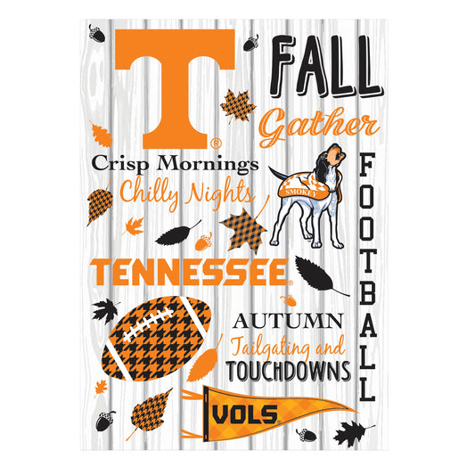 University of Tennessee, Moire Flag, House Size, Fall Seasonal