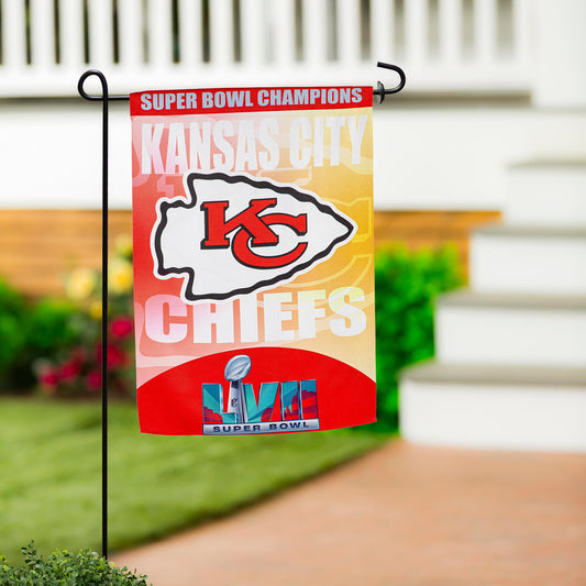 Embossed Suede Flag, SB57, Champions, Kansas City Chiefs
