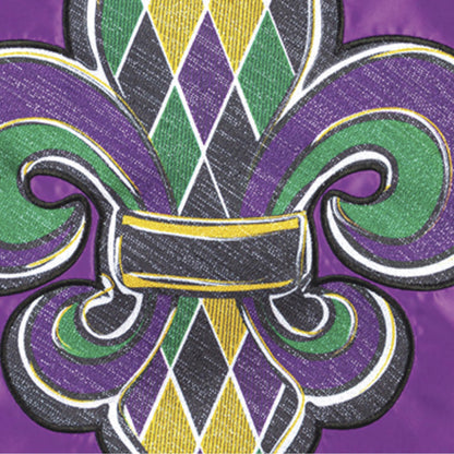 Fleur de Lis Applique Garden Flag