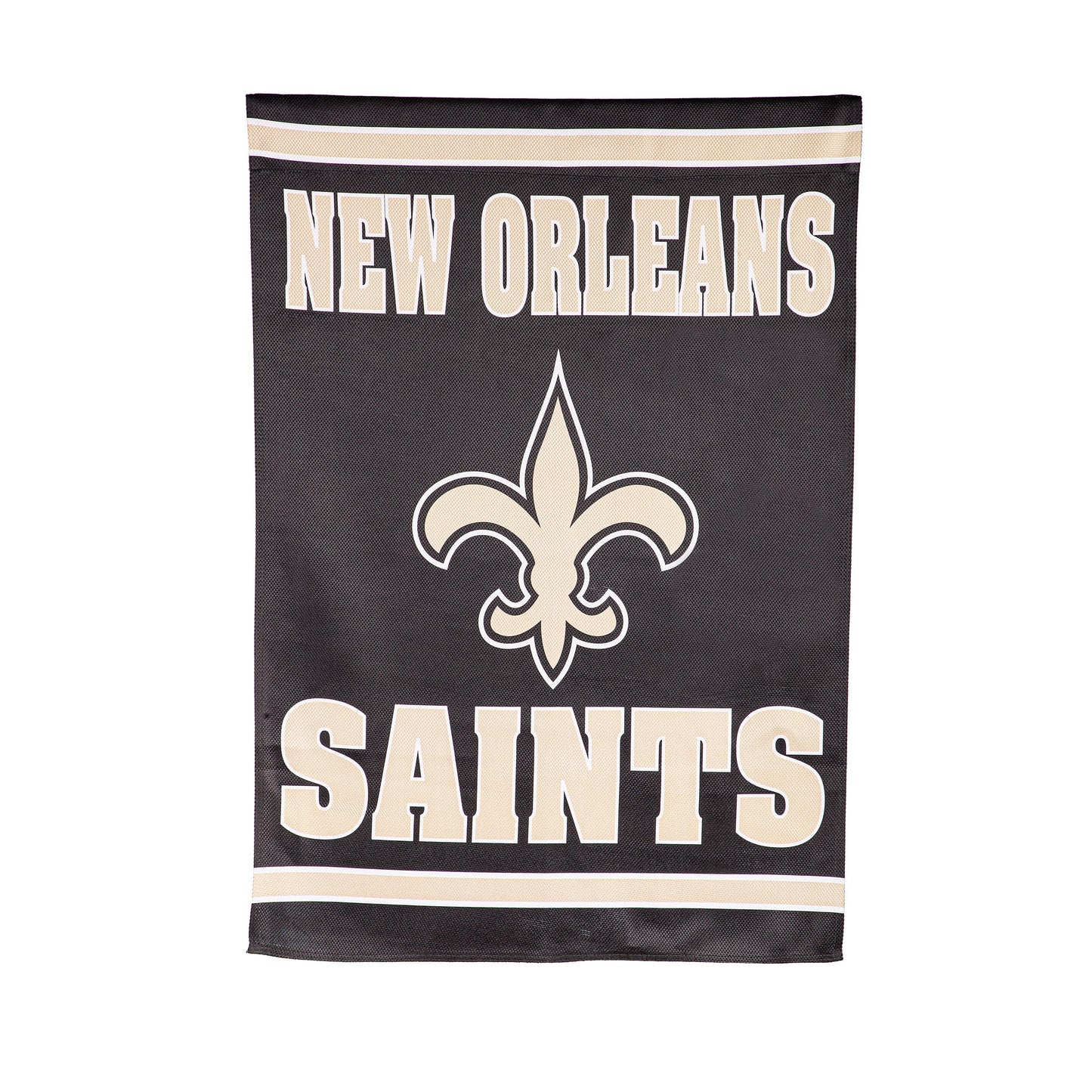 Embossed Suede Flag, House Size, New Orleans Saints