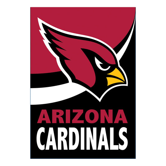 Arizona Cardinals Burlap House Flag
