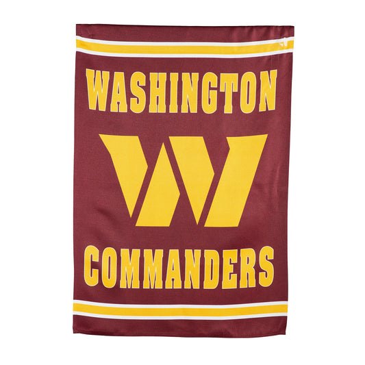 Embossed Suede Flag, House Size, Washington Commanders
