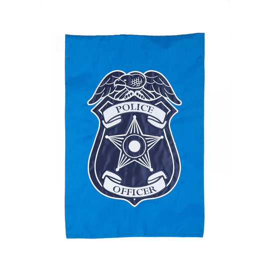 Police Department Garden Applique Flag