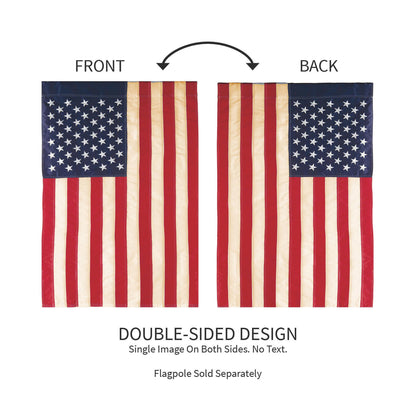 Tea Stained Patriotic American Flag