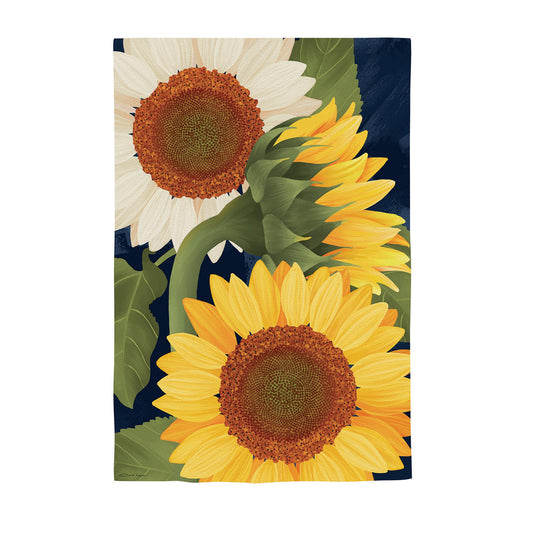 Sunflowers Suede House Flag