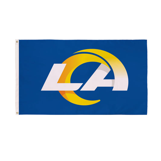 Los Angeles Rams Single Sided Flag with 2 Grommets, 3'x5'