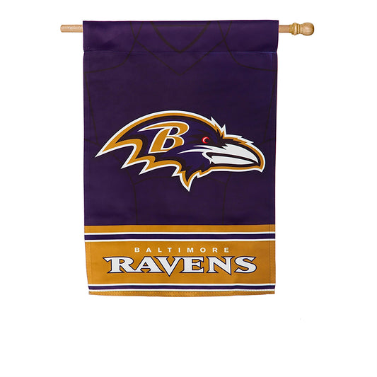Flag, DS Suede, Foil, Reg, Jersey, Baltimore Ravens