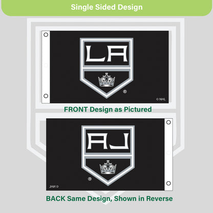 Los Angeles Kings Single Sided Flag w/ 2 Grommets, 3'x5'