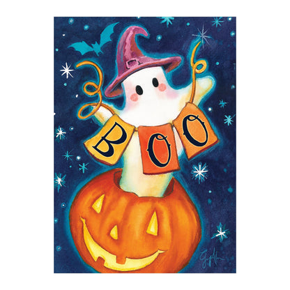 Boo Suede House Flag