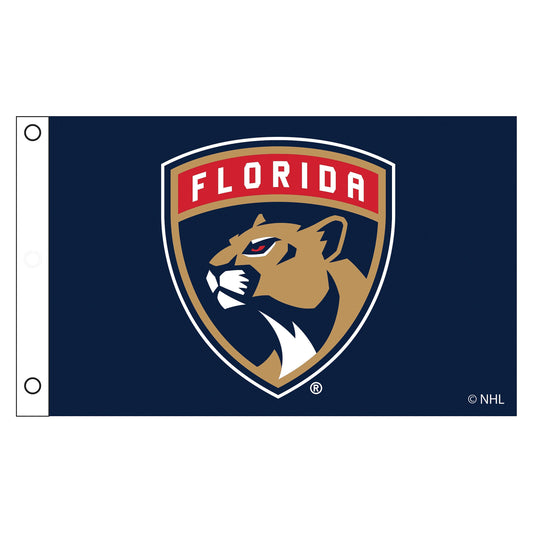 Florida Panthers Single Sided Flag w/ 2 Grommets, 3'x5'
