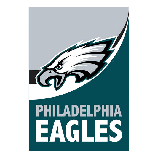 Philadelphia Eagles Burlap Flag GDN Size