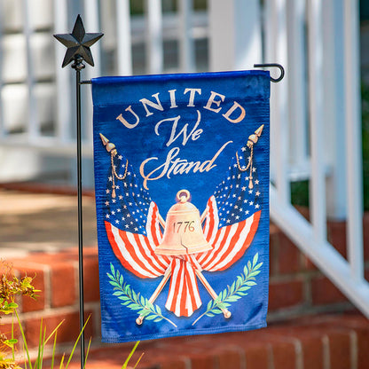 United We Stand Garden Lustre Flag