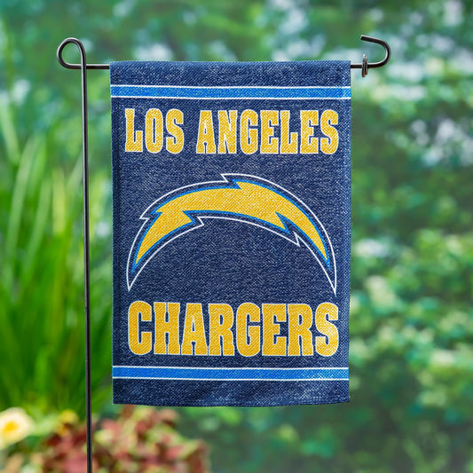 Embossed Suede Flag, GDN Size, Los Angeles Chargers
