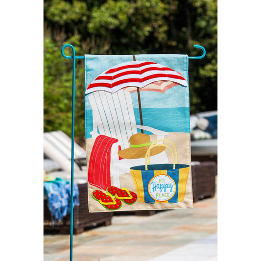 Adirondack Day Garden Linen Flag