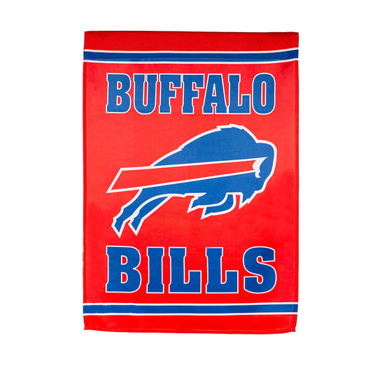 Buffalo Bills Embossed Suede House Flag
