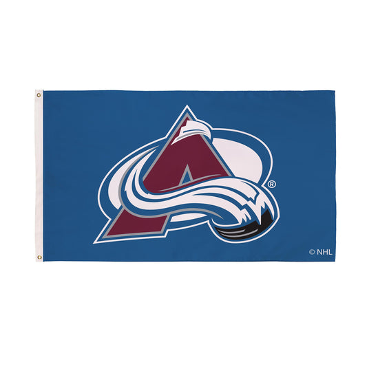 Colorado Avalanche Single Sided Flag w/ 2 Grommets, 3'x5'