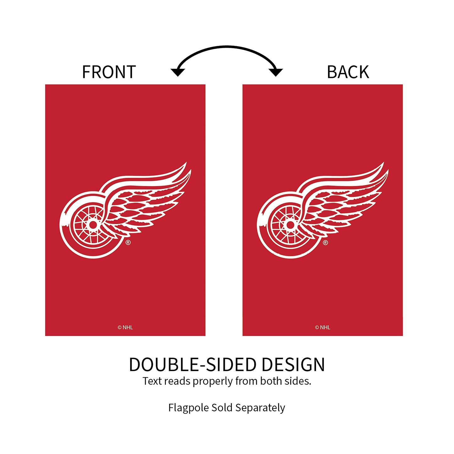 Applique Flag, Gar., Detroit Red Wings