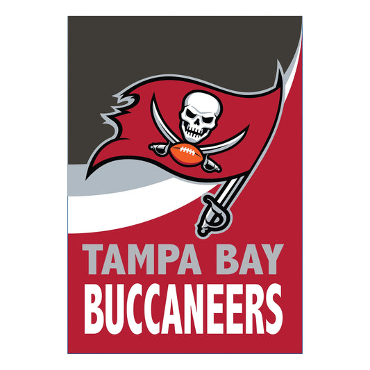 Tampa Bay Buccaneers Burlap Flag House Size