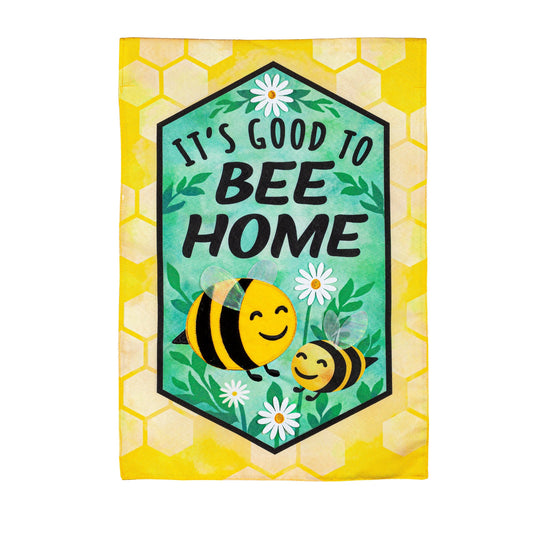 Good to Bee Home Garden Linen Flag