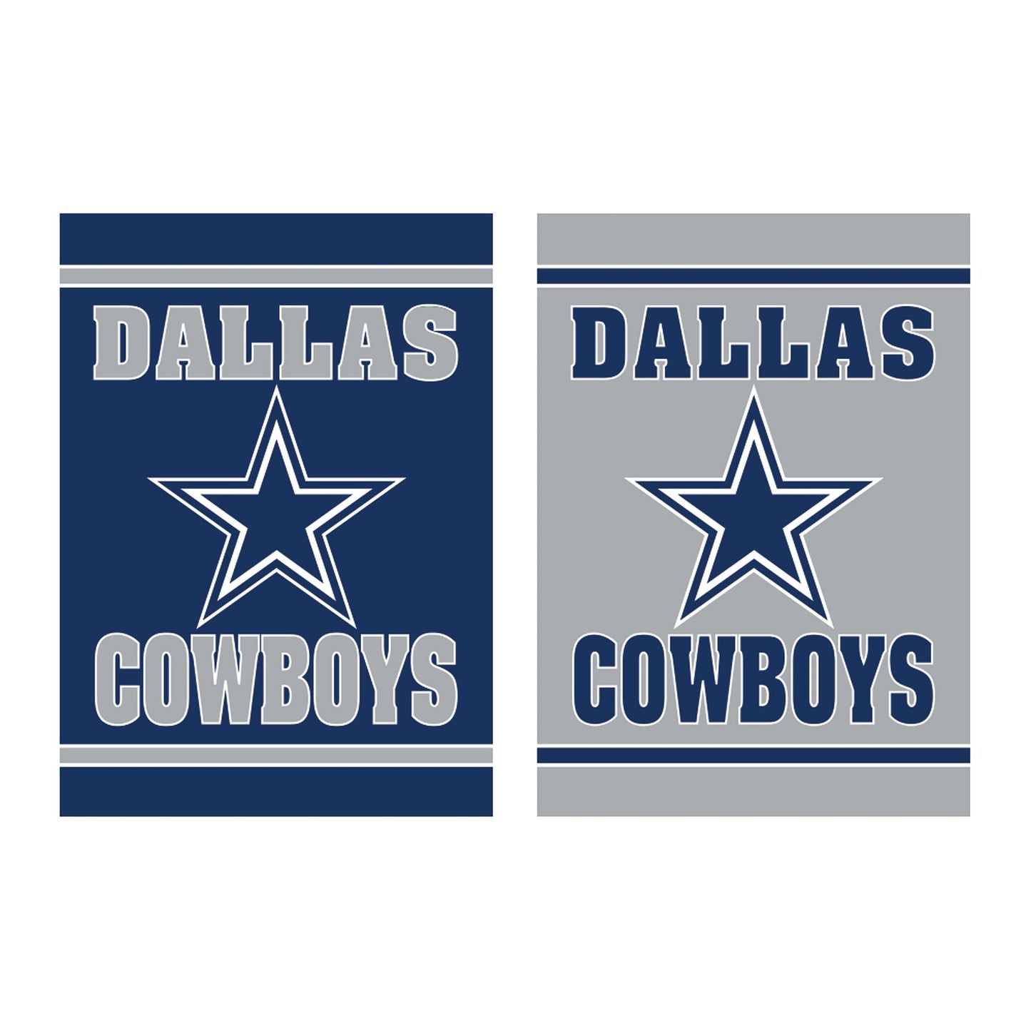 Embossed Suede Flag, House Size, Dallas Cowboys