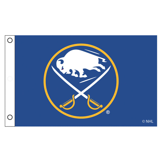 Buffalo Sabres Single Sided Flag w/ 2 Grommets, 3'x5'