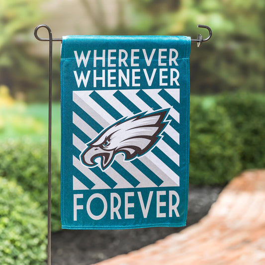 Philadelphia Eagles WWF Fan Garden Flag