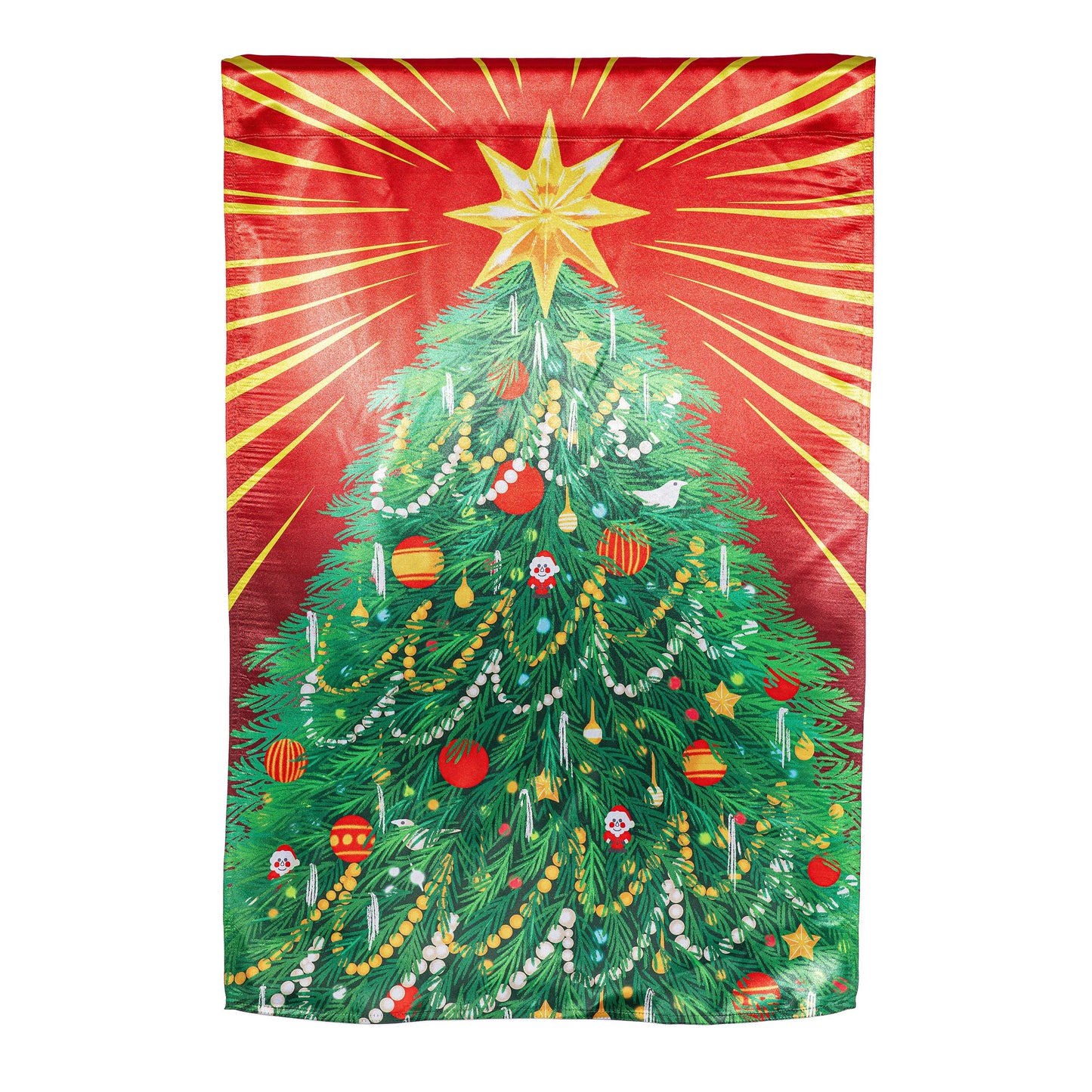 Classic Christmas Tree Lustre House Flag