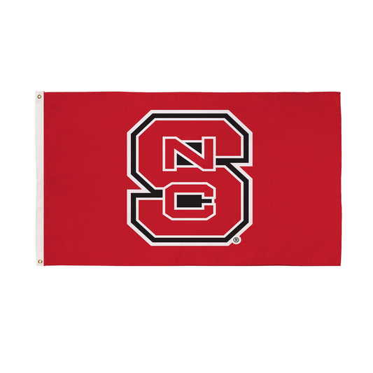 North Carolina State University Single Sided Flag w/ 2 Grommets, 3'x5'