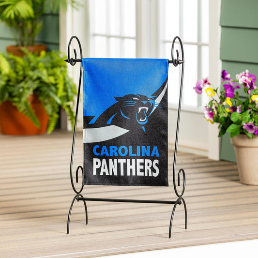 Carolina Panthers Burlap Flag GDN Size
