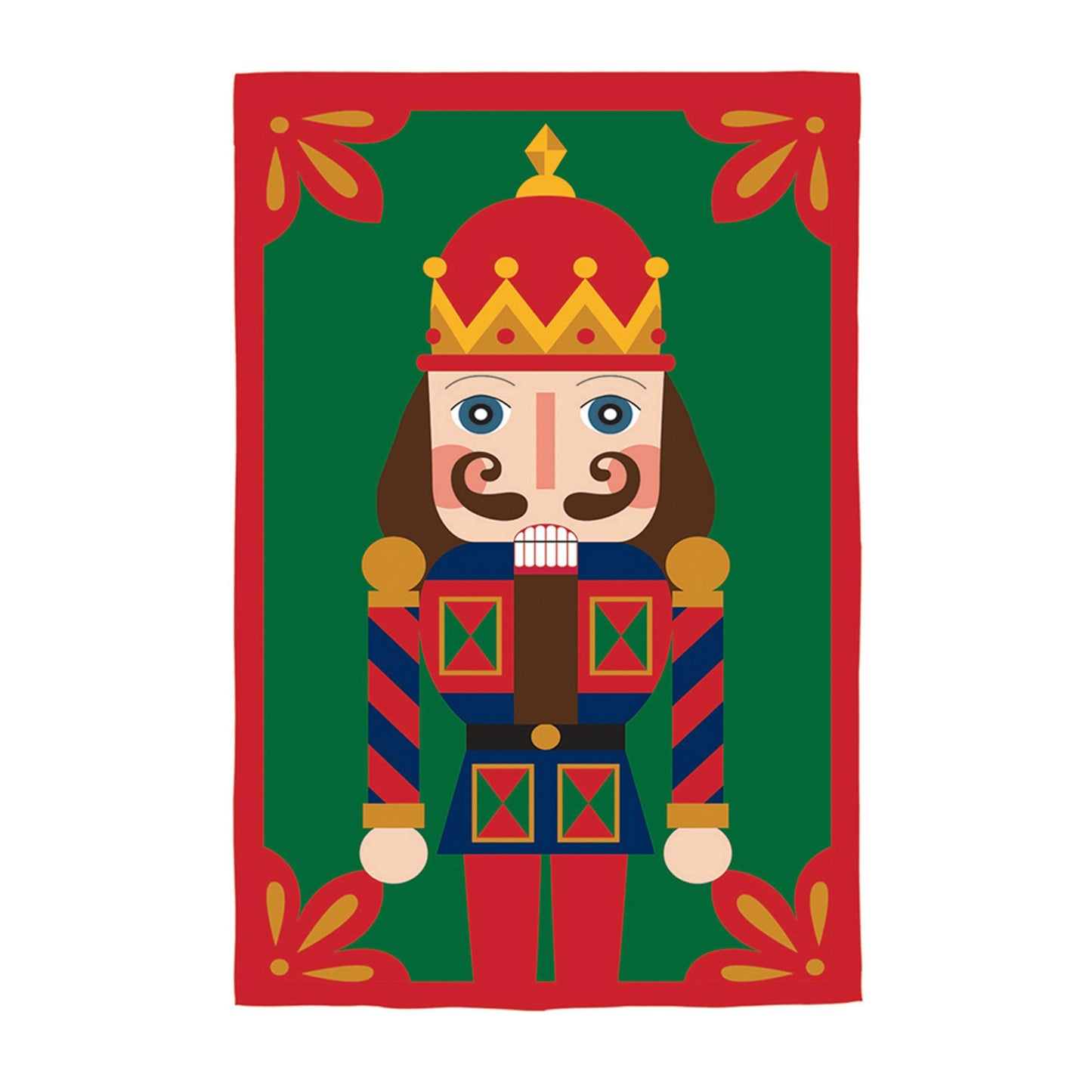 Nutcracker Applique House Flag