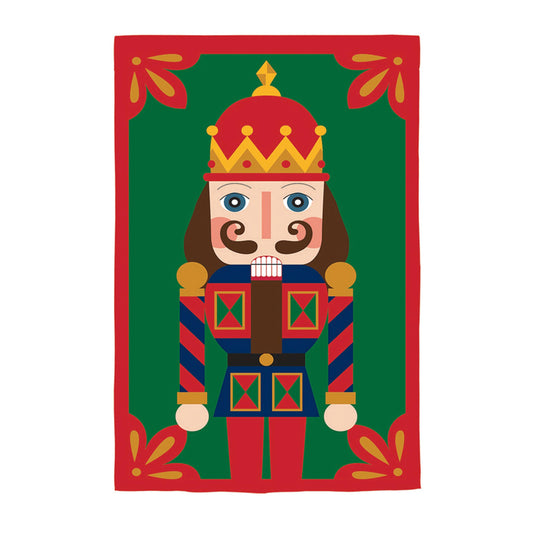 Nutcracker Applique House Flag