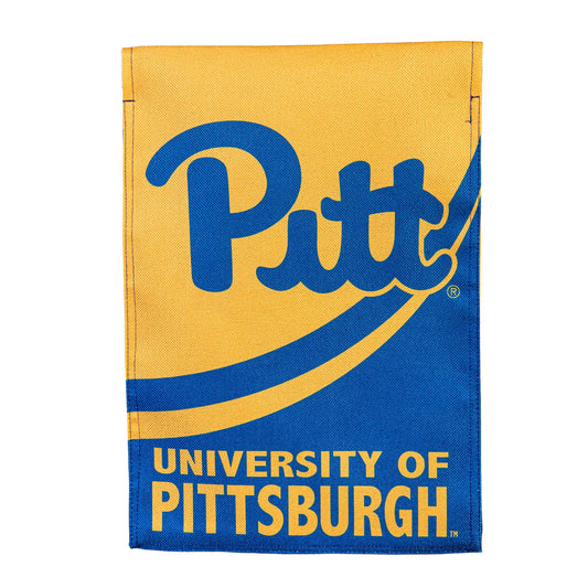 University of Pittsburgh Burlap Flag GDN Size