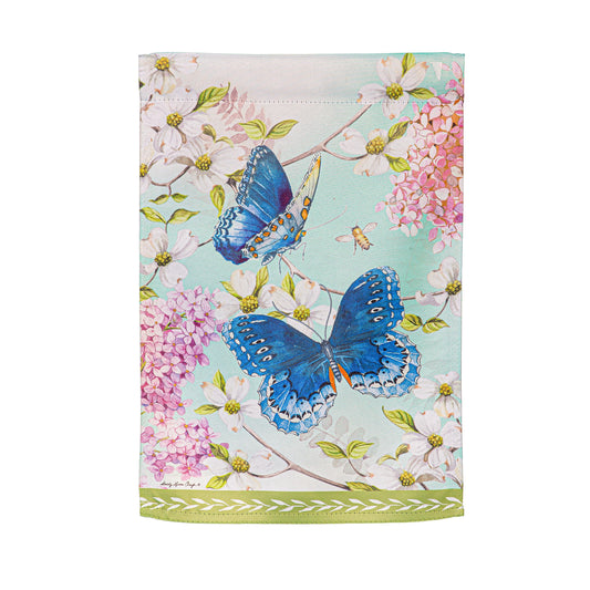 My Garden Suede Garden Flag