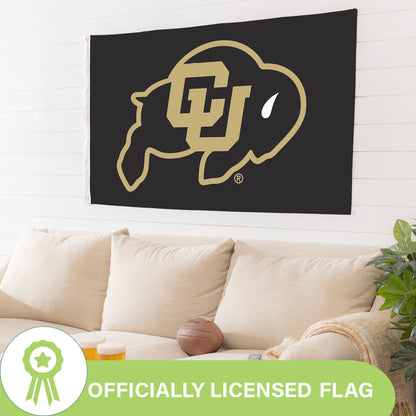 University of Colorado Single Sided Flag w/ 2 Grommets, 3'x5'
