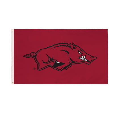 University of Arkansas Single Sided Estate Flag with 2 Grommets, 3'x5'