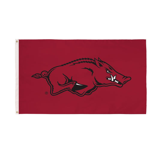 University of Arkansas Single Sided Estate Flag with 2 Grommets, 3'x5'