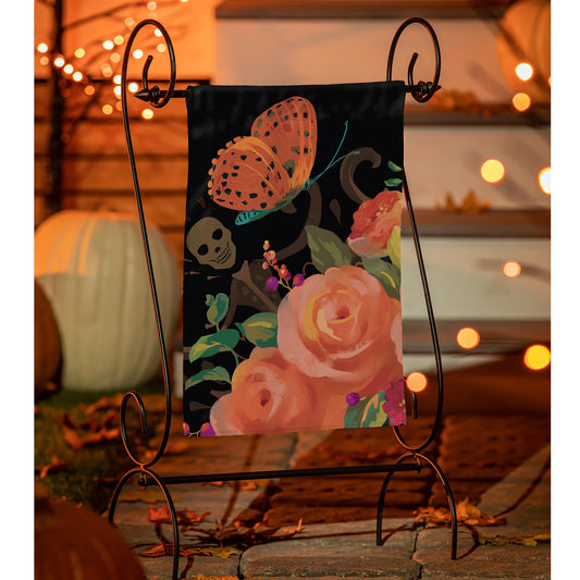 Dia de los Muertos Suede Garden Flag