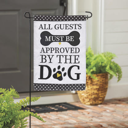 Approved by the Dog Garden Applique Flag
