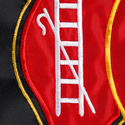 Fire Department Garden Applique Flag