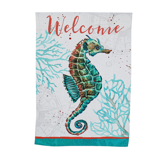 Ocean Finds Garden Suede Flag